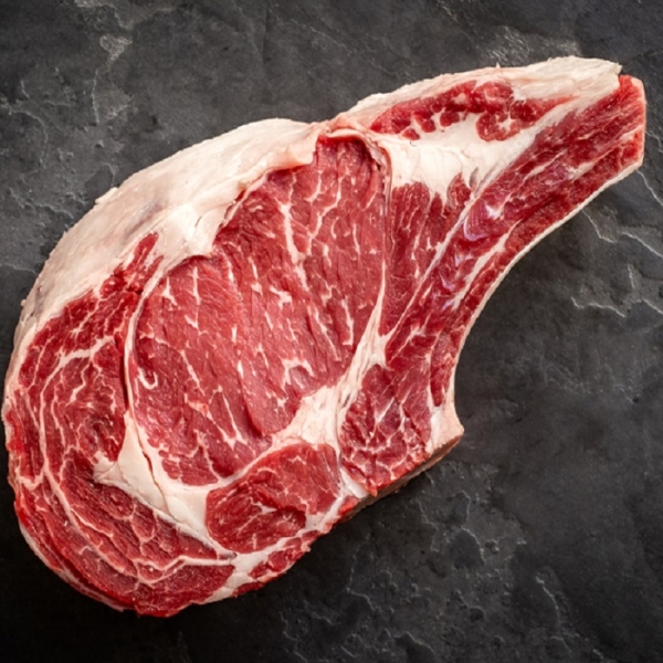 Us Prime Angus Cowboy steak. 